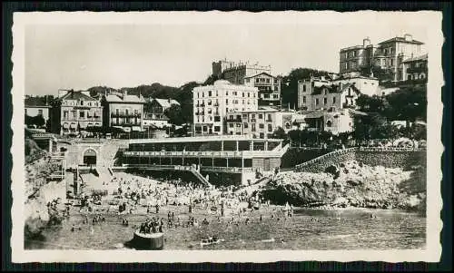 16x Foto u. AK alte Ansichtskarten Biarritz Pyrénées Atlantiques, Küste 1940
