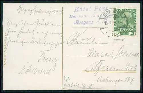 6x AK Bodensee Lindau Friedrichshafen Rheinfall Bregenz uvm. 1910-1920