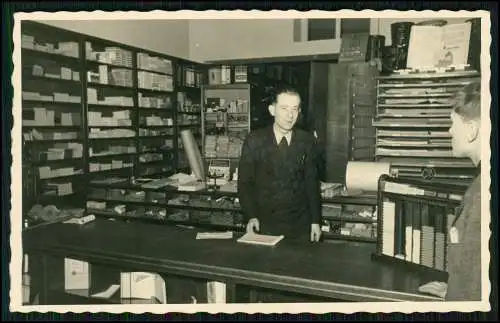 4x Foto Detmold Horn Bad Meinberg Geschäft Buchhandlung Wilhelm Kampmann 1946-53