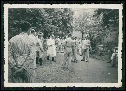 6x Foto Soldaten der Wehrmacht im Lazarett 1941-43
