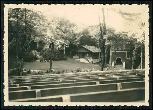 Foto Waldbühne Blick auf die Spielstätte Fichtelgebirge ? oder Rheinland 1938