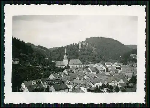 4x Foto Bad Berneck im Fichtelgebirge Oberfranken Ort mit Kirche uvm. 1945-50