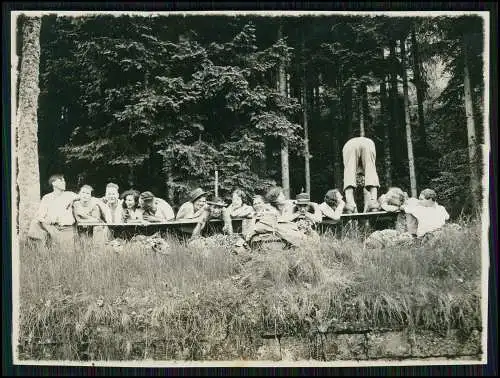 5x Foto lustiges Wandern viel Bier im Schwarzwald Himmelfahrt 1931 Heumaden Calw