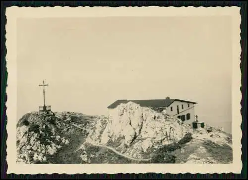 7x Foto Bergen im Chiemgau Lr. Traunstein Dorf Panorama Kirche und Schutzhütte