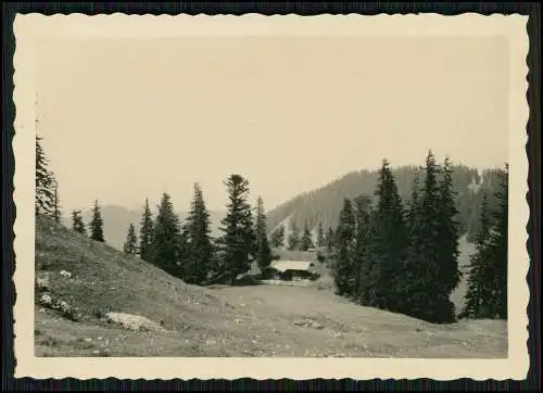 7x Foto Bergen im Chiemgau Lr. Traunstein Dorf Panorama Kirche und Schutzhütte