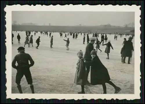 6x Foto Wintersport Schlittschuhlauf und Ski Hagen Wetter Herdecke Hohenlimburg