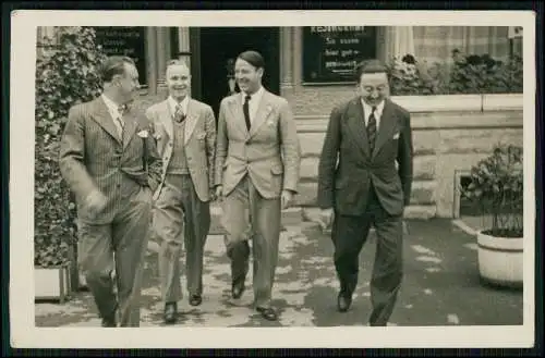 2x Foto Musik-Kapelle Band die 4 Scheffel Geige Akkordeon Trompete uvm 1933-1945