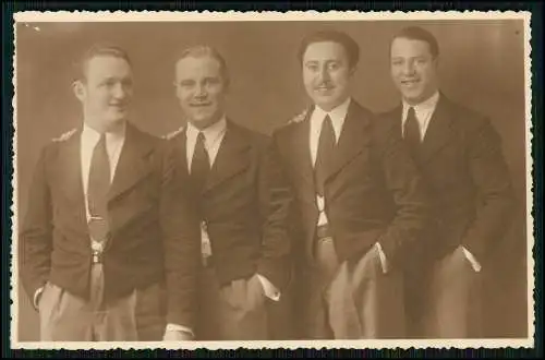 2x Foto Musik-Kapelle Band die 4 Scheffel Geige Trompete Flöte uvm. 1933-1945