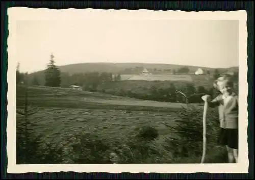 21x Foto Dorf im Sauerland Straße mit Fachwerkhäuser Gasthof Landschaft 1945-50