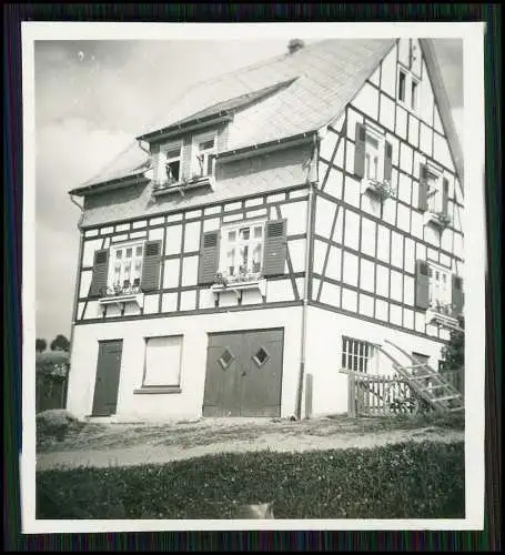 21x Foto Dorf im Sauerland Straße mit Fachwerkhäuser Gasthof Landschaft 1945-50