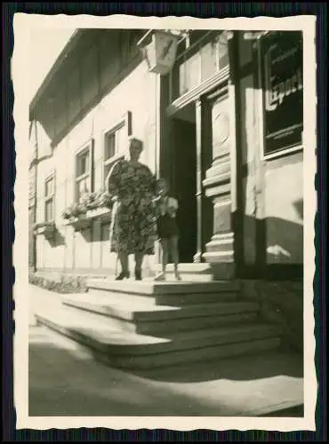 21x Foto Dorf im Sauerland Straße mit Fachwerkhäuser Gasthof Landschaft 1945-50