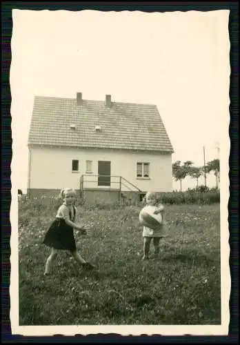 21x Foto Dorf im Sauerland Straße mit Fachwerkhäuser Gasthof Landschaft 1945-50