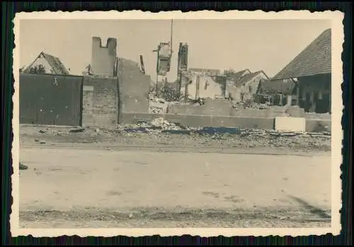 4x Foto Kriegszerstörungen Holland Belgien Frankreich 1940-42