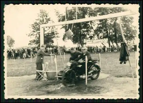 9x Foto Motorrad Krad Rennen Geschicklichkeits-Veranstaltung Sport uvm. um 1935