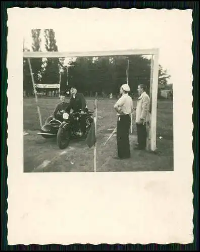 9x Foto Motorrad Krad Rennen Geschicklichkeits-Veranstaltung Sport uvm. um 1935