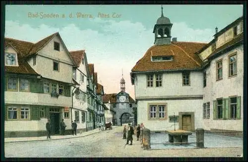 AK Allendorf an der Werra Hessen Altes Tor 1920 gelaufen