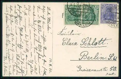 AK Allendorf an der Werra Hessen Altes Tor 1920 gelaufen