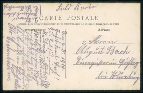 AK Tourcoing Nord, Rue de Tournai Nord Hauts-de-France 1914 Feldpost