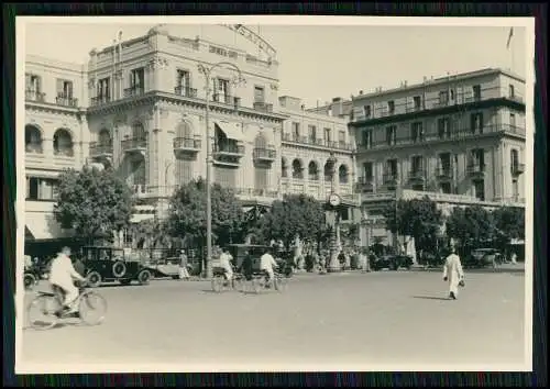 3x Foto Cairo Kairo Ägypten 1943 Leben in der Stadt Autos Oldtimer Mädchen uvm.