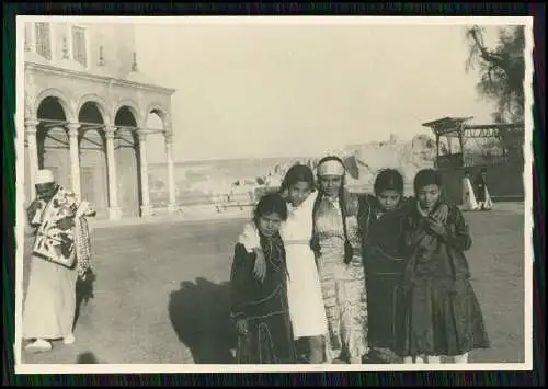 3x Foto Cairo Kairo Ägypten 1943 Leben in der Stadt Autos Oldtimer Mädchen uvm.