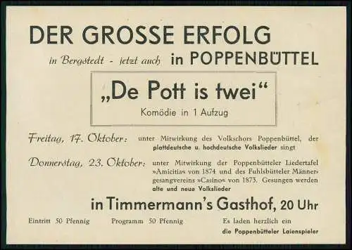 Fotoalbum-Seiten Fotos von 1946-54 Theater Bühne Henneberg Poppenbüttel Hamburg