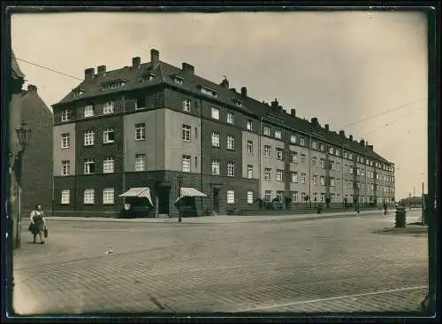 Foto 18×13 cm Gebäude Bochumer Straße Ecke Robert....Geschäft im Ruhrgebiet 1949