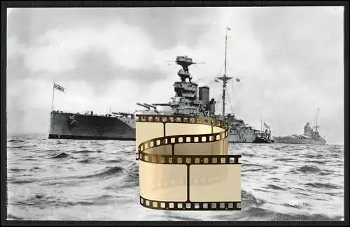 Foto HMS Barham Schlachtschiff Queen-Elizabeth-Klasse 1910er Royal Navy gebaut