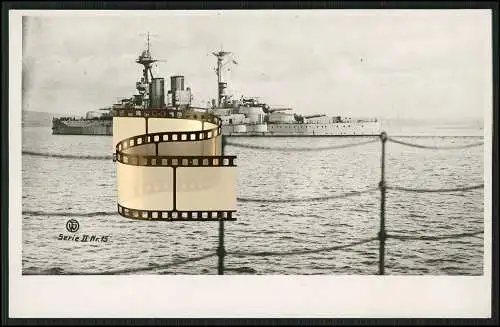 Foto HMS Warspite Schlachtschiff Queen-Elizabeth-Klasse 1910er Royal Navy gebaut