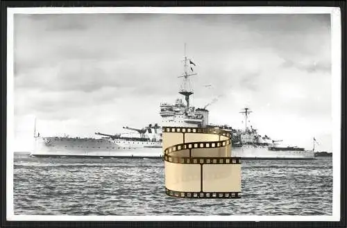 Foto HMS Warspite Schlachtschiff Queen-Elizabeth-Klasse 1910er Royal Navy gebaut