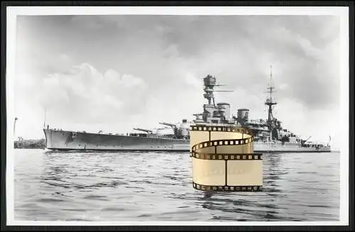 Foto HMS Repulse Schlachtkreuzer Renown-Klasse 1916 war im 1.WK und 2.WK Einsatz