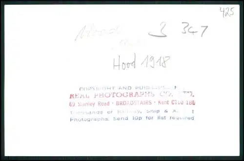 Foto HMS Hood 51 einzig fertiggestellter Schlachtkreuzer der Admiral-Klasse