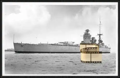 Foto HMS Rodney 29 Schlachtschiff Royal Navy Benannt n. Admiral George Rodney