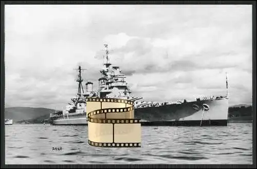 Foto HMS Anson 79 Schlachtschiff King-George-V-Klasse 1930er-Jahren