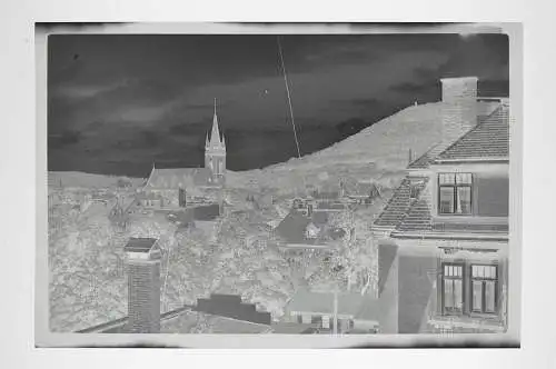 Negativ 6x9cm - Freital-Deuben Christuskirche Sächsische Schweiz Erzgebirge 1940