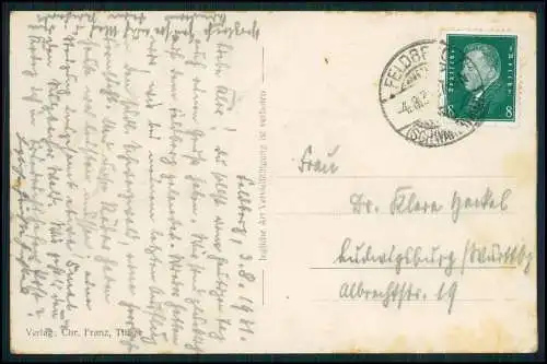 Foto AK Feldberg im Schwarzwald, Bismarckdenkmal auf dem Seebuck 1931 gelaufen