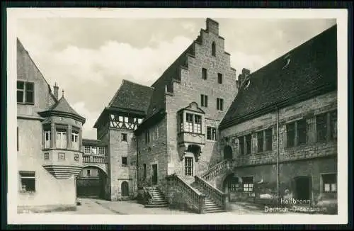 AK Heilbronn, Deutsches Ordens-Haus 1933 gelaufen