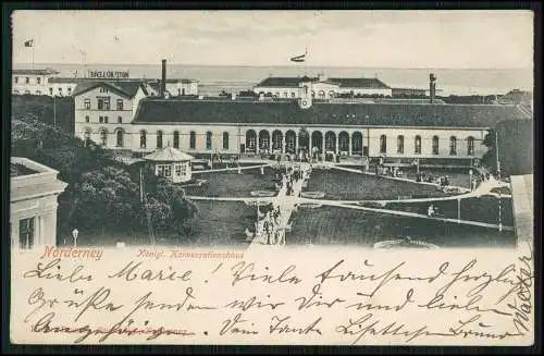 AK Nordseebad Norderney Ostfriesland Blick auf Conversationshaus 1903 gelaufen