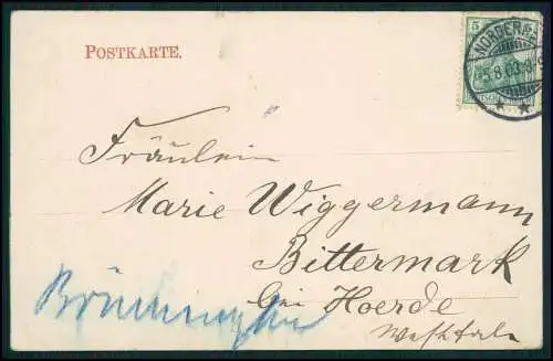 AK Nordseebad Norderney Ostfriesland Blick auf Conversationshaus 1903 gelaufen