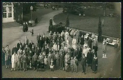 Foto AK Holzminden an Weser Gruppenfoto 1926 Fotodruck-Stempel Albrecht Siebert