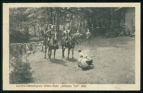 AK Witten im Ennepe Ruhr Landes Heimatspiele Wilhelm Tell 1926