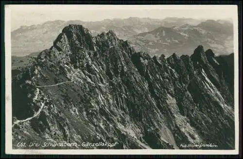 4x Foto AK Ansichten Innsbruck in Tirol Österreich Karten gelaufen