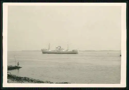 6x Foto Schiff Frachter Tanker Dampfer Hafen Hamburg Amsterdam Emden uvm 1950-60