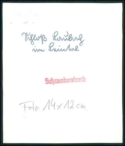 Altes Foto Laubach Abtsgmünd Ostalbkreis, Schloss Laubach im Leintal um 1940