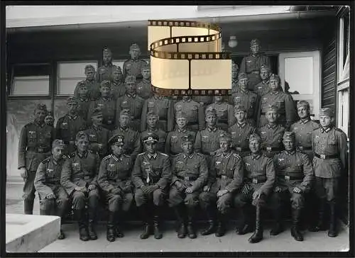 Foto 16 × 12 cm Gruppe Soldaten der Wehrmacht 1939