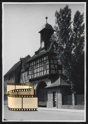 Altes Foto Spitaltor Hof Möhringen in Stuttgart Straßenansicht um 1939