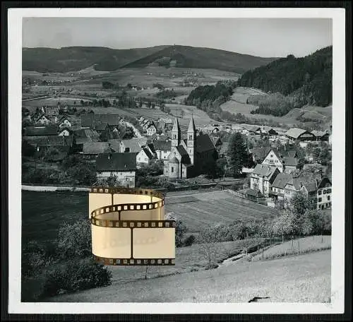 Altes Foto Klosterreichenbach Baiersbronn Schwarzwald Gesamtansicht Kirche 1938