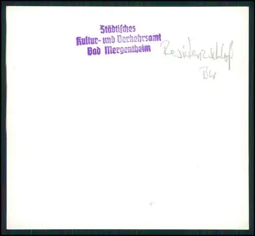 Altes Foto Schloss Mergentheim Deutschordensschloss Ansicht um 1940