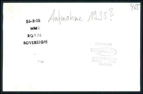 Foto HMS Royal Sovereign Schlachtschiff Revenge-Klasse ab 1916 1. WK Royal Navy