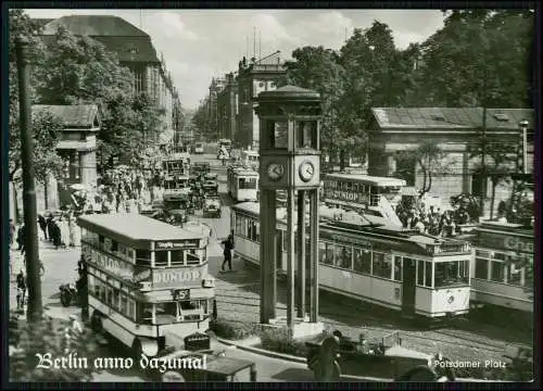 6x Echt Foto AK Berlin anno dazumal diverse Ansichten aus der guten alten Zeit