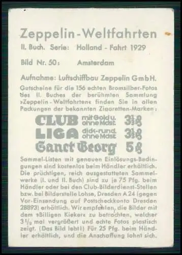 3x Sammelbild Zeppelin-Weltfahrten Bild 6 Nr. 50 und 140